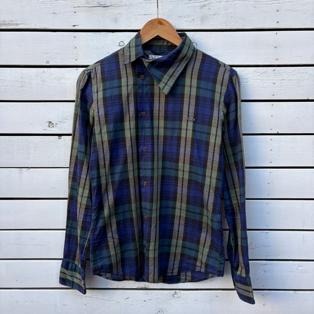 Vivienne Westwood 비비안웨스트우드 체크 셔츠