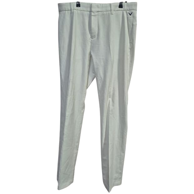 캘러웨이 남성 골프 바지 아이보리