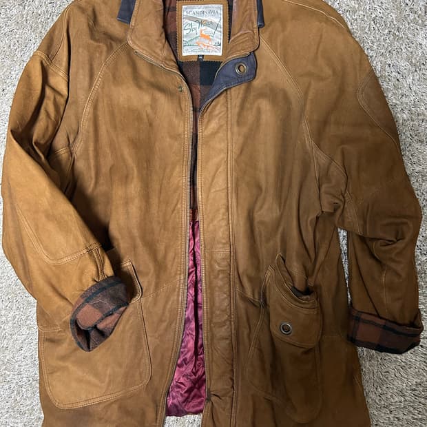 양가죽 자켓 사이즈 105-110