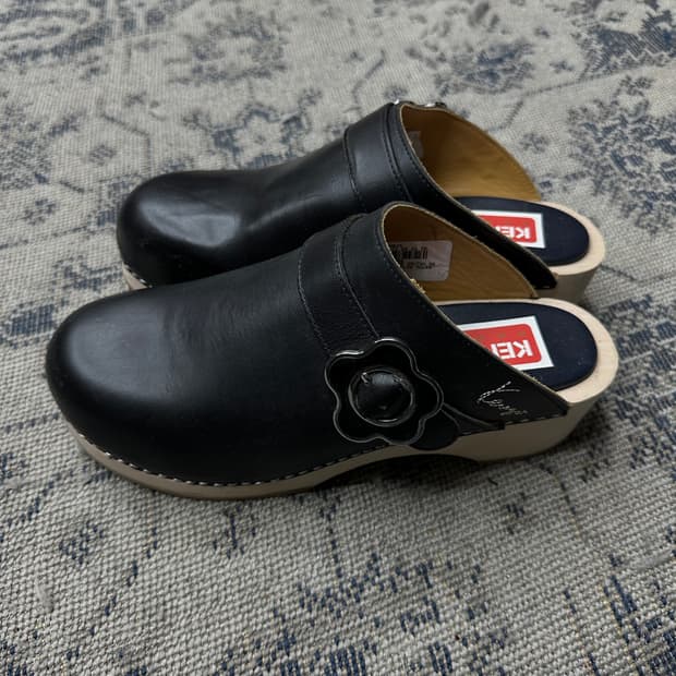 Kenzo 겐조 플라워버클 클로그 40