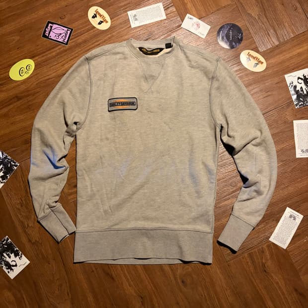 Harley davidson gray sweatshirt