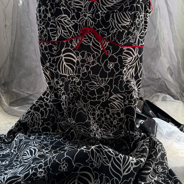 Floral Oriental dress 0230