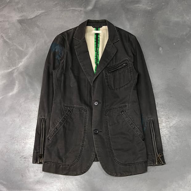  디젤 펑크 프린팅 블레이저 y15273