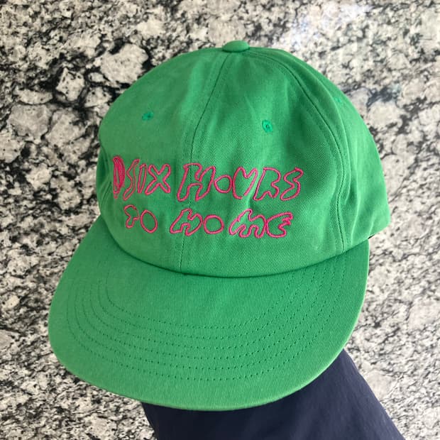 디스이즈네버댓 그린 6패널캡 모자 볼캡