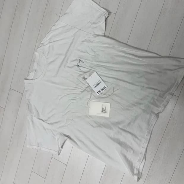 ETC 서울 구매) 안셀름 반팔티 프리사이즈  2회착 후 보관  상태 9