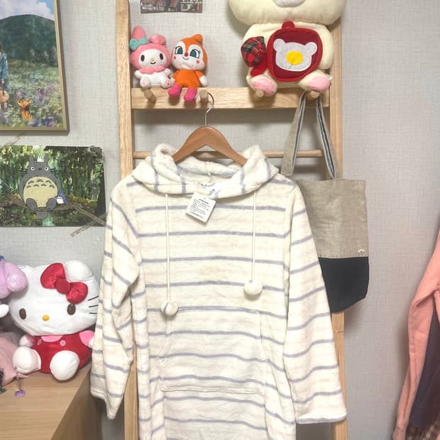 모리걸 빈티지 폼폼이 원피스 잠옷 🤍💜💗 [새상품]