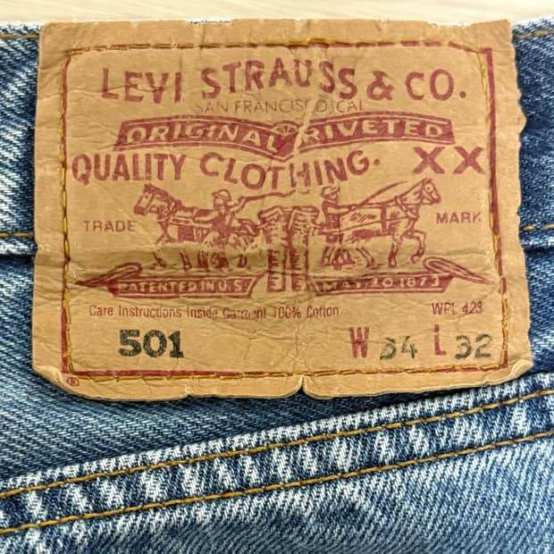 80년대 후반-90년 초반 리바이스 501 빈티지