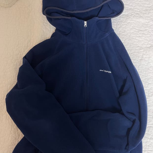 지초이 컴포트 24-006 플리스 후드집업 3사이즈