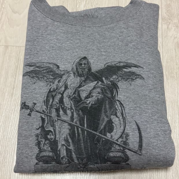 나이스네스 niceness 데빌 프린트 맨투맨 S 