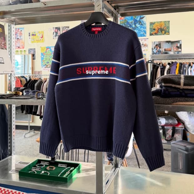 도비가 빈티지 슈프림 니트 M