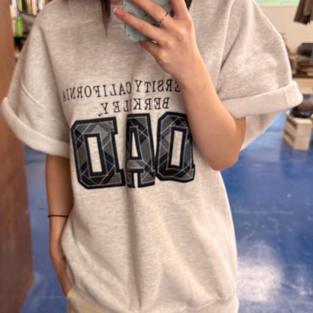 1990s Russell USA DAD 컷오프 스웻셔츠