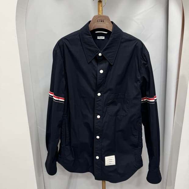 톰브라운 암밴드 나일론 셔츠 자켓 2사이즈 