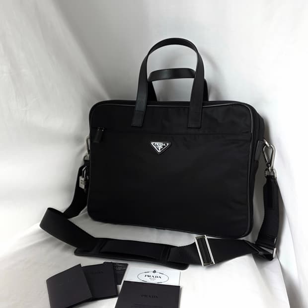 [정품 PRADA] 프라다 사피아노 나일론 서류가방 브리프케이스