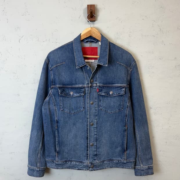 리바이스 프리미엄 엔지니어드 버튼 데님 자켓