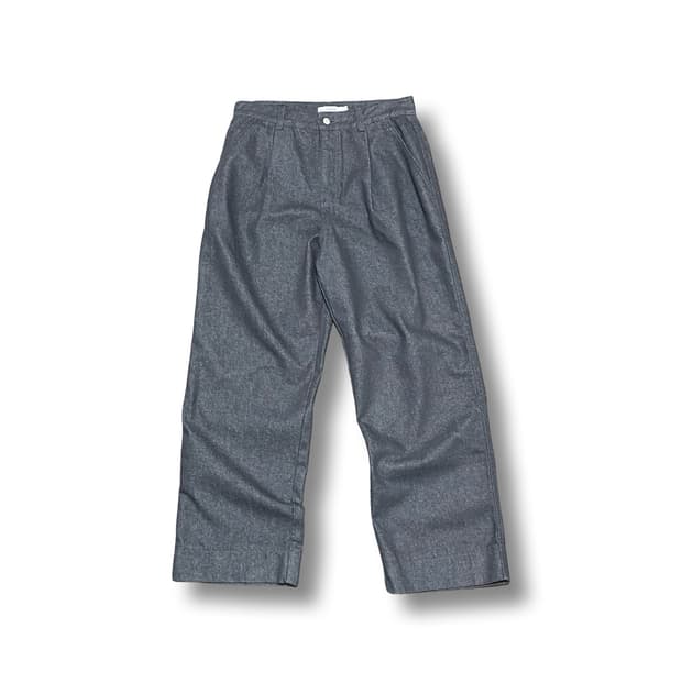 [32] Nokkle 와이드 데님 팬츠 그레이