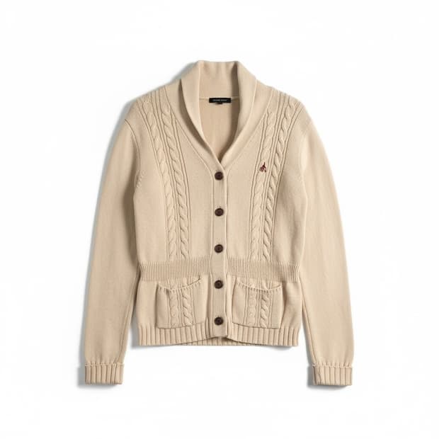 빈폴 꽈배기 가디건