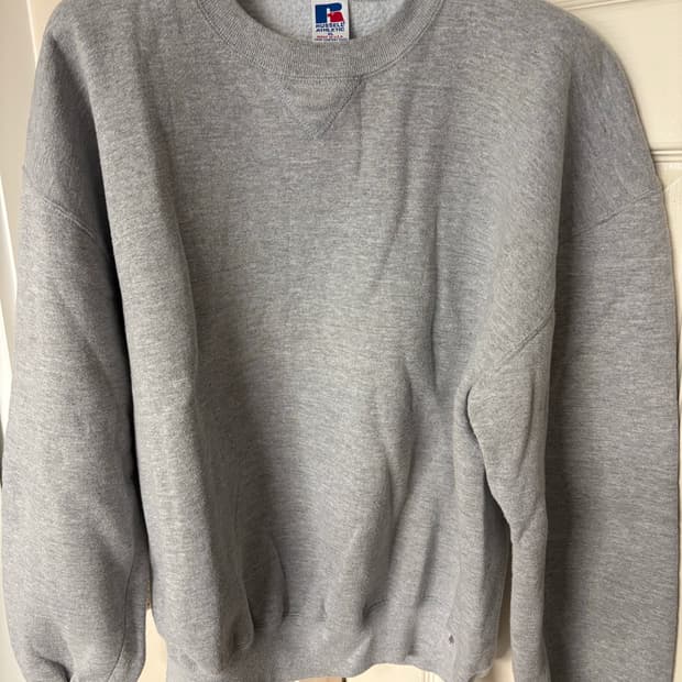 90s russell 그레이 스웻 XL