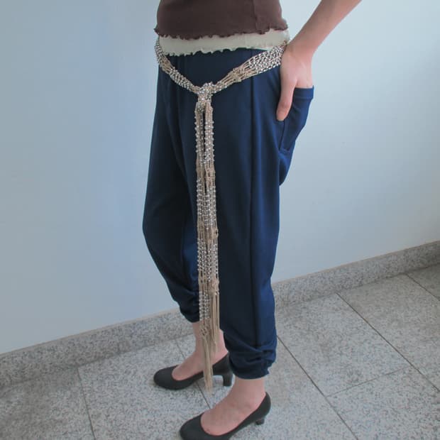 Re-Brelly banding capri pants 