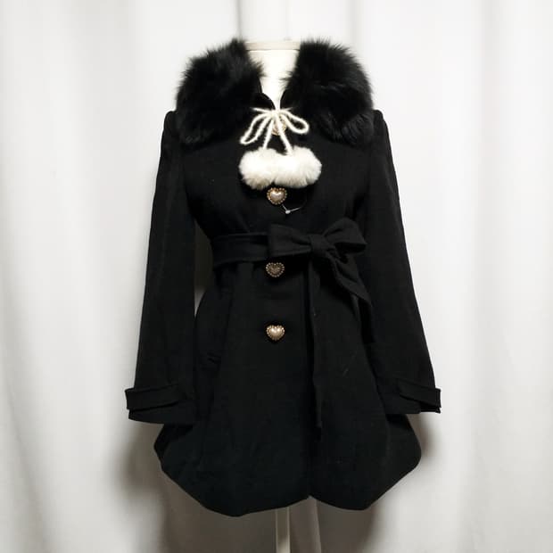 양산형지뢰계 코트 달천대장 y2k 공겜여주 히메로맨틱갸루 세실맥비 핀터깔