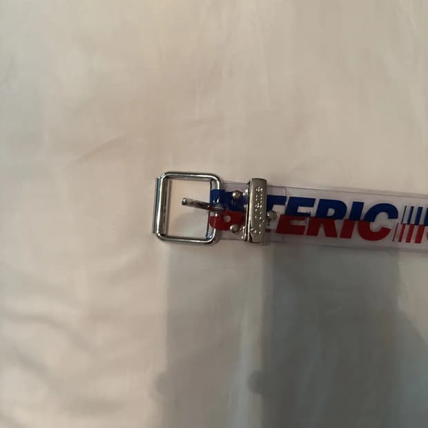 슈프림 x 히스테릭 글래머 바이닐 벨트 클리어