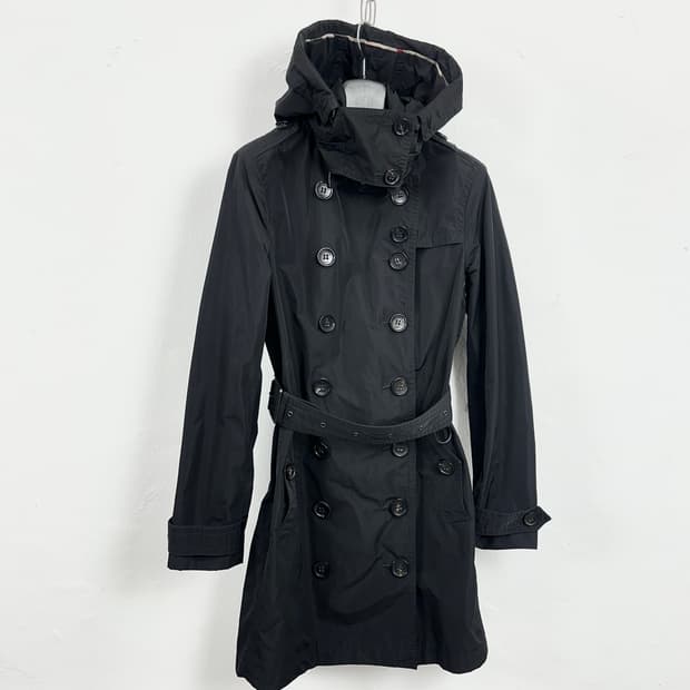 Burberry Brit Hooded High-Neck Nylon Coa