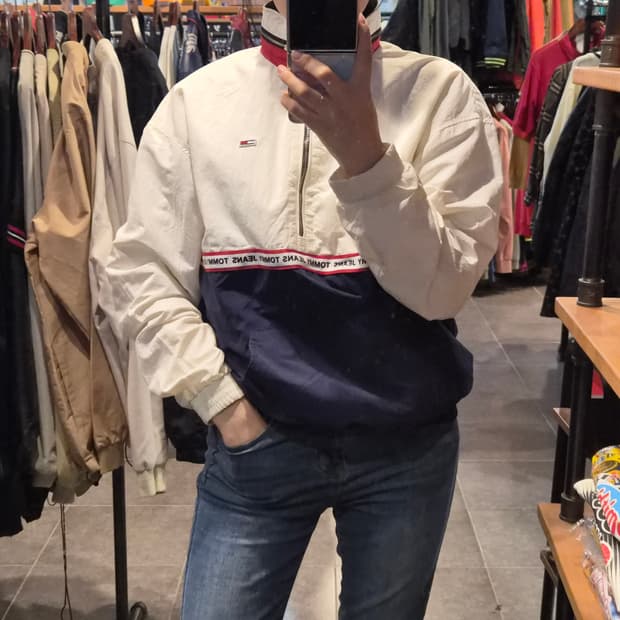 [NO.9] 타미진스 반집업 삼색 바람막이