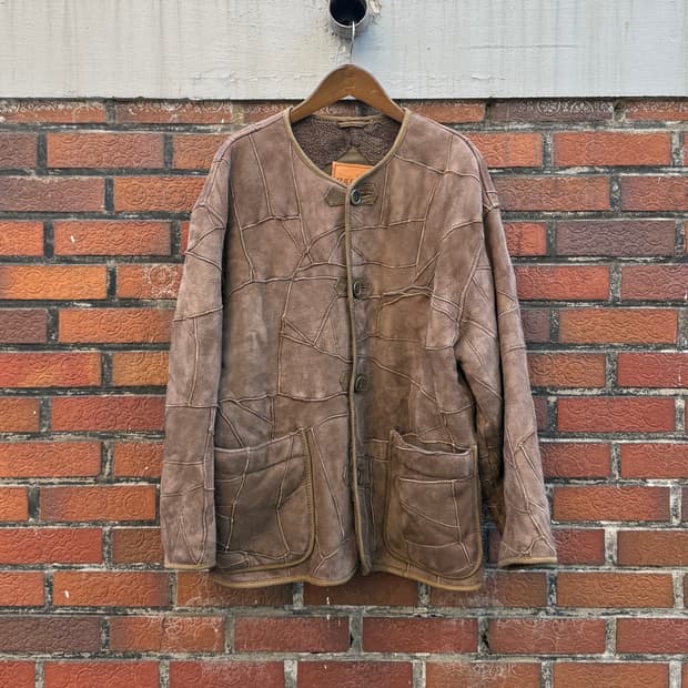 80s 이세이미야케 하이 스포팅기어 시어링 자켓 M(L)