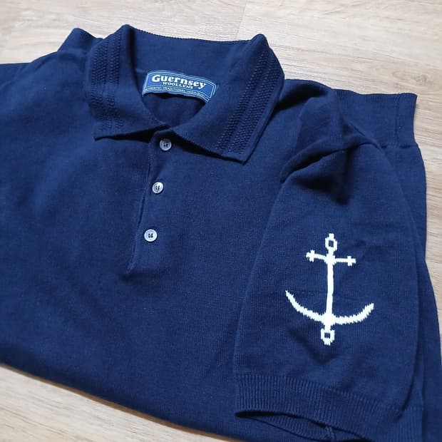 Guernsey 건지울른스 반팔 니트 카라