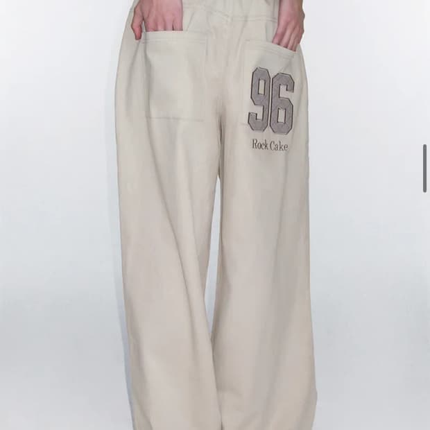 락케이크 96 아플리케 팬츠 s