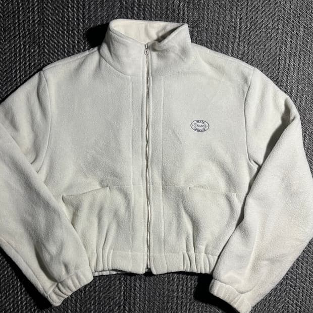 [F] URAGO 유라고 크롭 후리스 집업