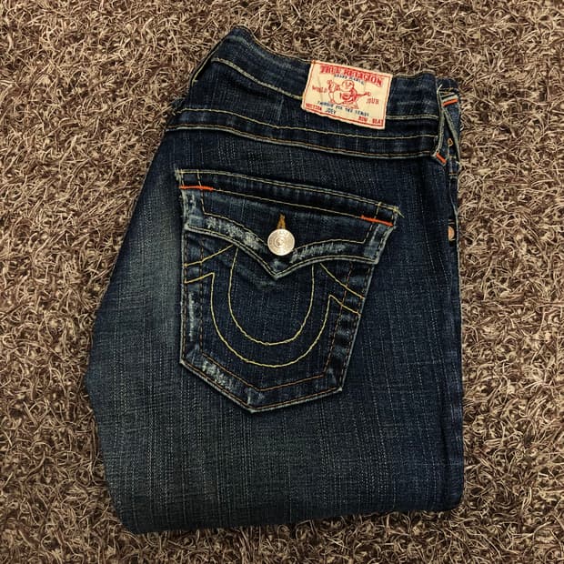 트루릴리전 Joey 조이 플레어 부츠컷 데님 팬츠