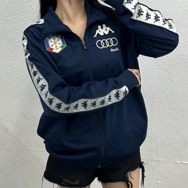 Kappa X Audi 사이드로고 트랙탑
