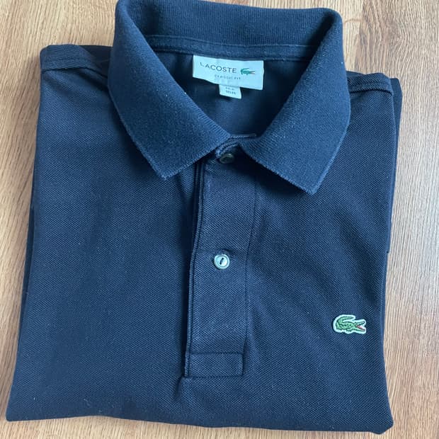 라코스테 클래식 긴팔 카라티 네이비 100사이즈