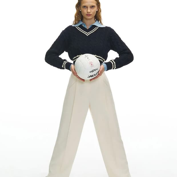 그로브 브이넥 니트