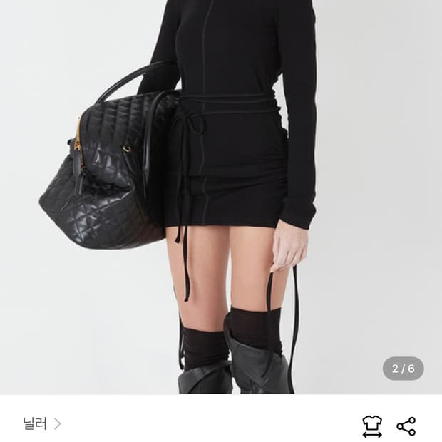 NILLER 레이서백 컷아웃 원피스 (새상품)