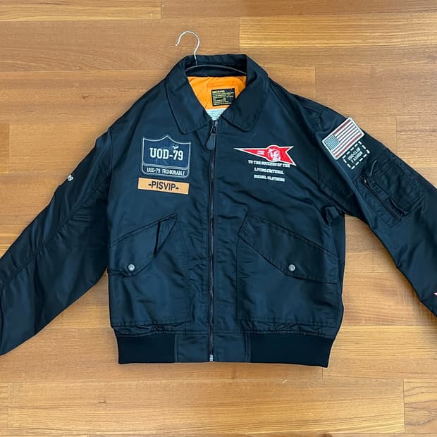 빈티지 패치 자켓