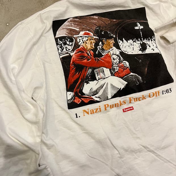 빈티지 슈프림 데드케네디 롱슬리브