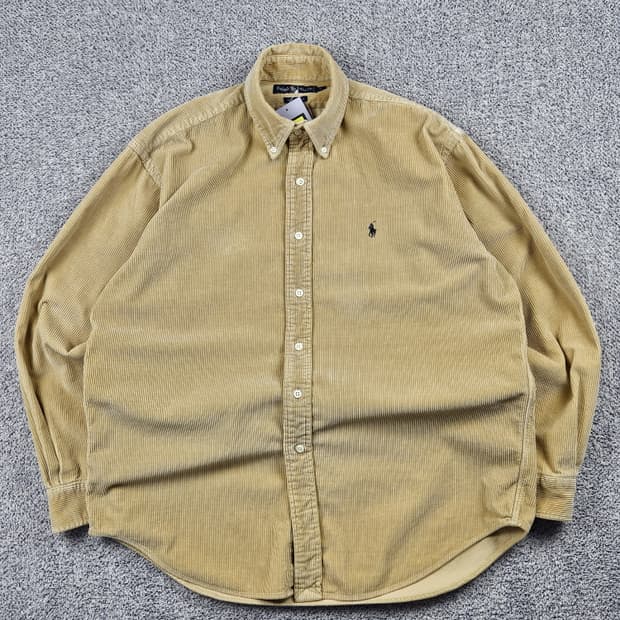 80's 폴로랄프로렌 코듀로이 베이직 셔츠 ( M ) / 10216