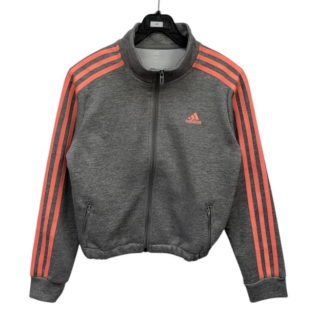 아디다스 우먼 크롭 커스텀 트랙탑