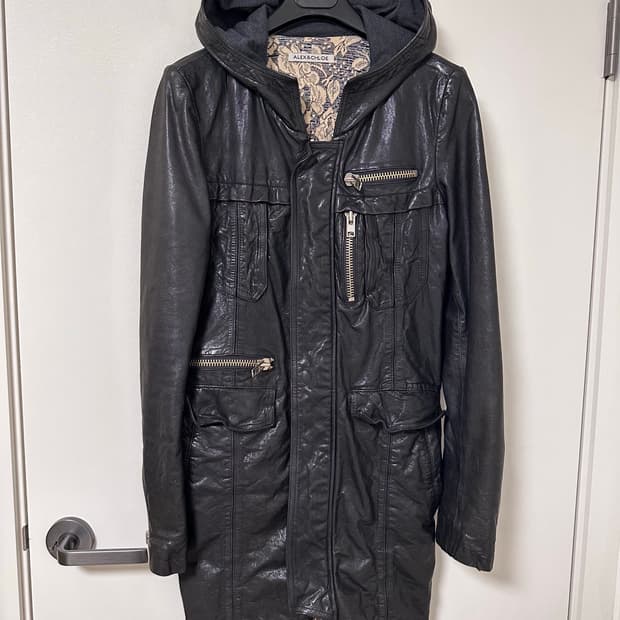 ALEX&CHLOE 레더코트 55사이즈