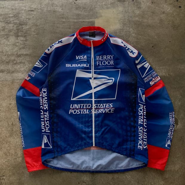 2003 나이키 USPS 사이클링 팀 롱슬리브 저지