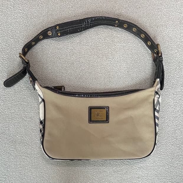 버버리 블루라벨 숄더 토트백