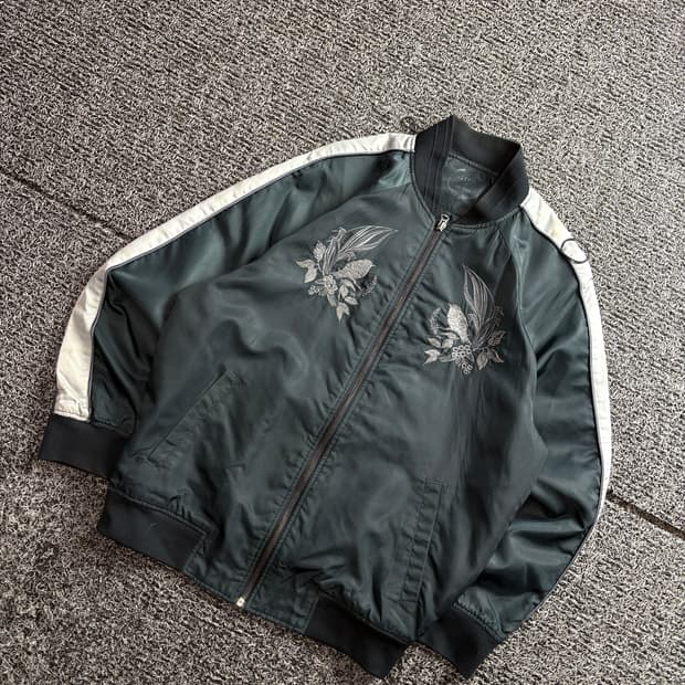 크리스크리스티 올드스쿨 제페니즈 자수 스카잔 2748