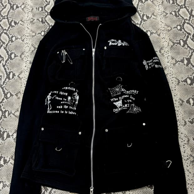 “Deorart” 00’s Harajuku Mood Cat Hooded 