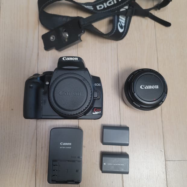 캐논 dslr 디카 (400d)kiss X+50mm 1.8 쩜팔