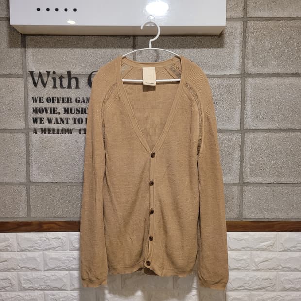 우영미 린넨 가디건 50