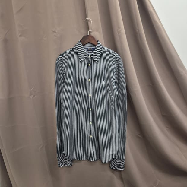 폴로 랄프로렌 니트 드레스 스트라이프 셔츠 M