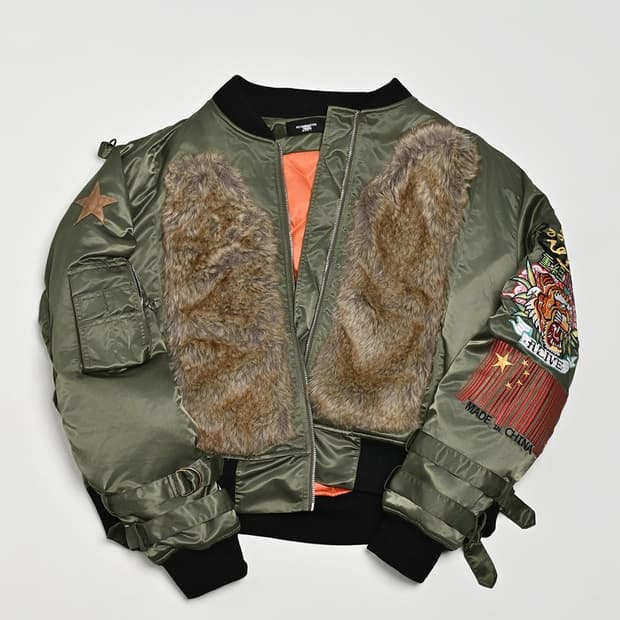 Embroidered Pilot MA-1 Jacket 