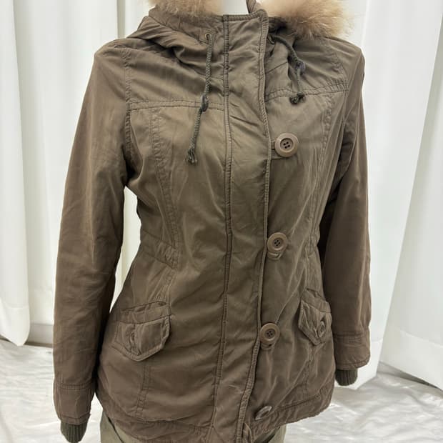 y2k 패딩 퍼 자켓