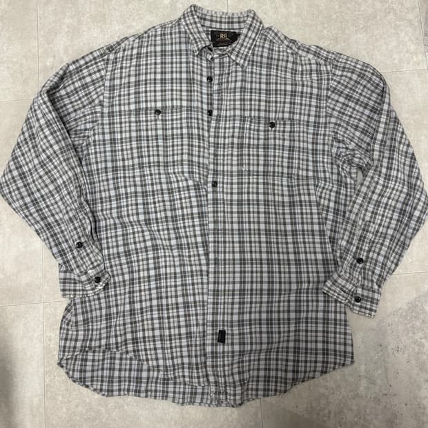 RRL 플란넬 체크셔츠 xl